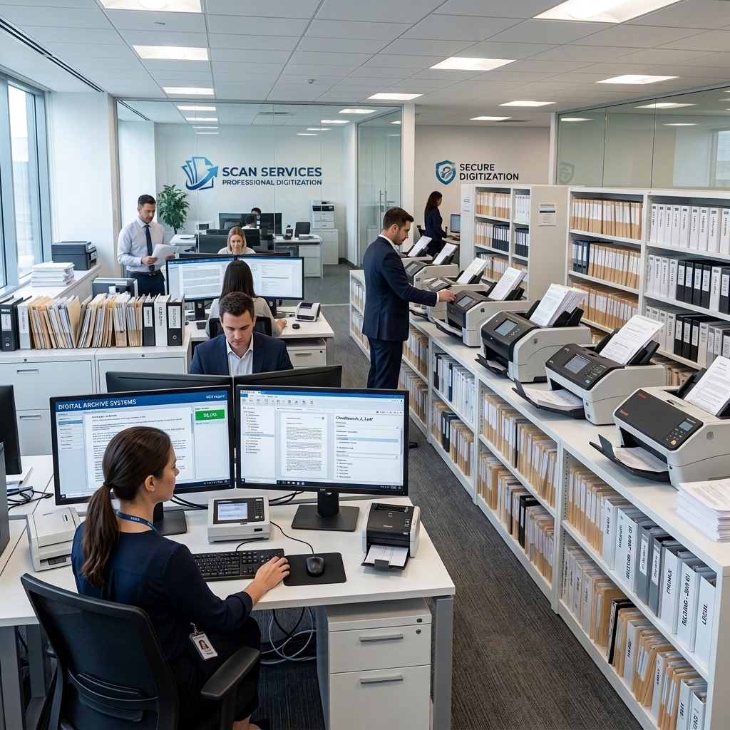 Bulk Document Scanning Service Facility